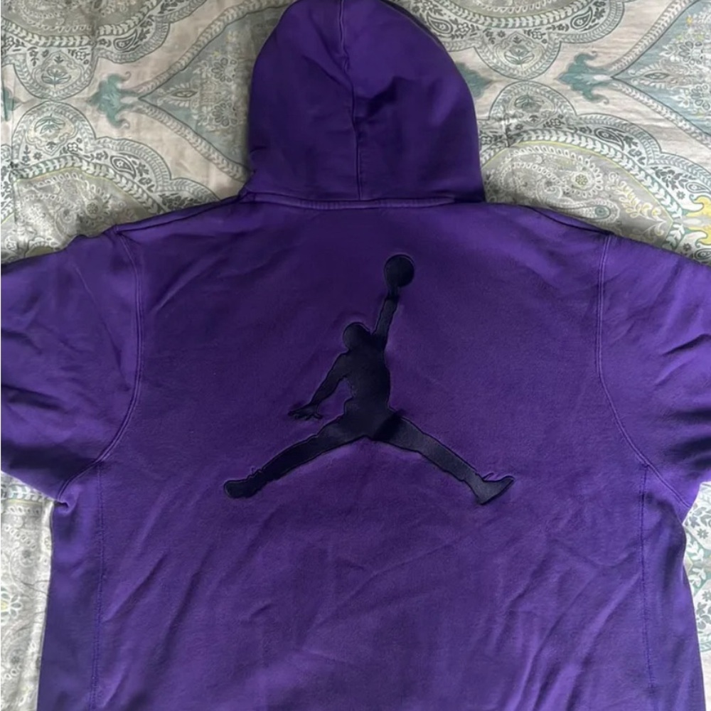 Jordan Nike Air Sheila Rashid The Chicago purple hoodie Black Purple
